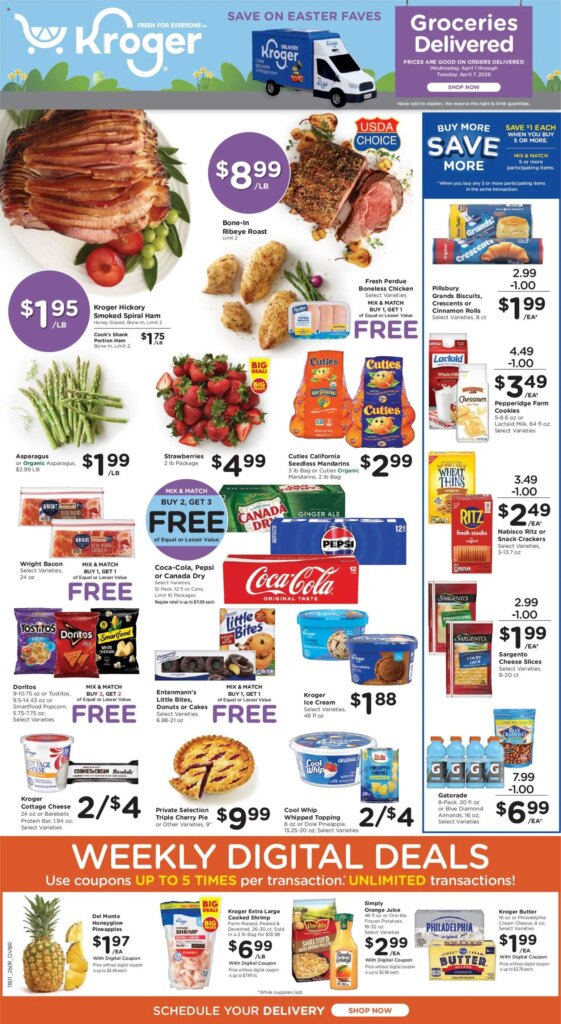 Kroger Ad (04/01 – 04/07 2026) – Flyer