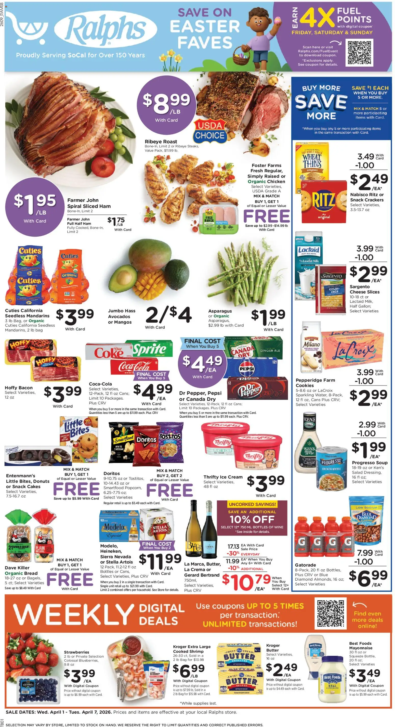 Ralphs Weekly Ad (04/01 - 04/07 2026) - Flyer 1
