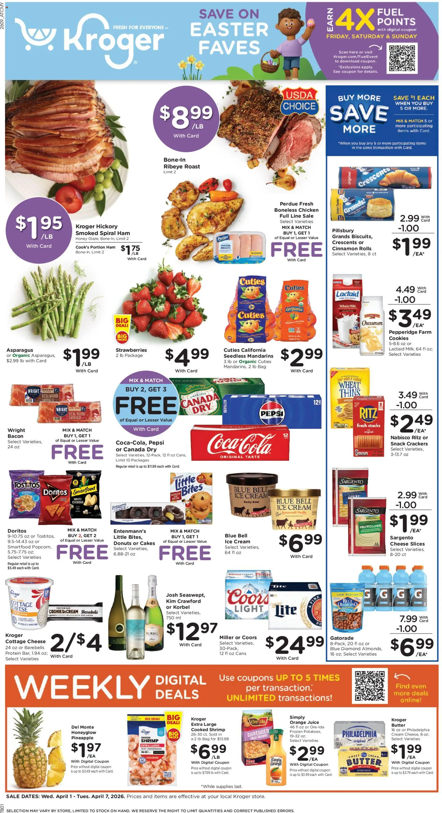 Kroger Weekly Ad (04/01 - 04/07 2026) - Flyer 1