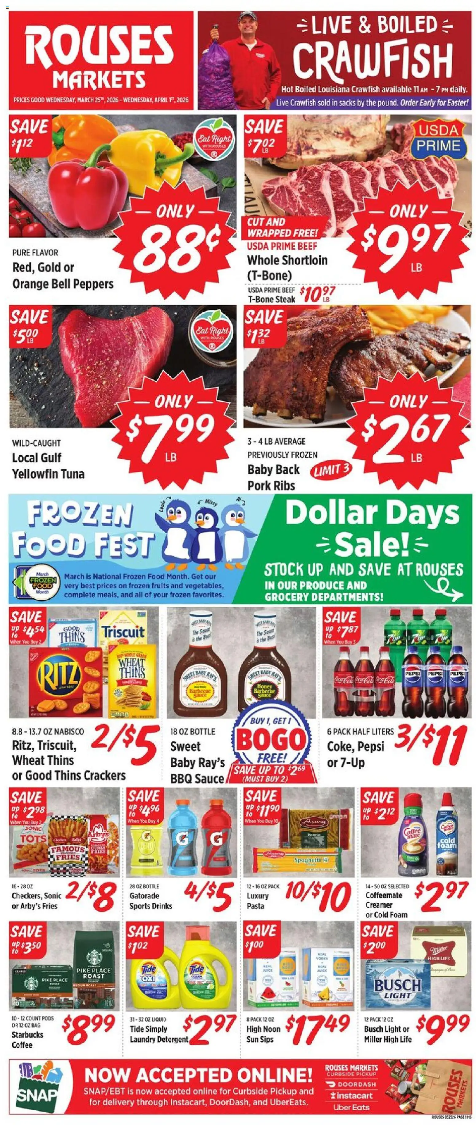 Rouses Weekly Ad - MS (03/25 - 04/01 2026) - Flyer 1