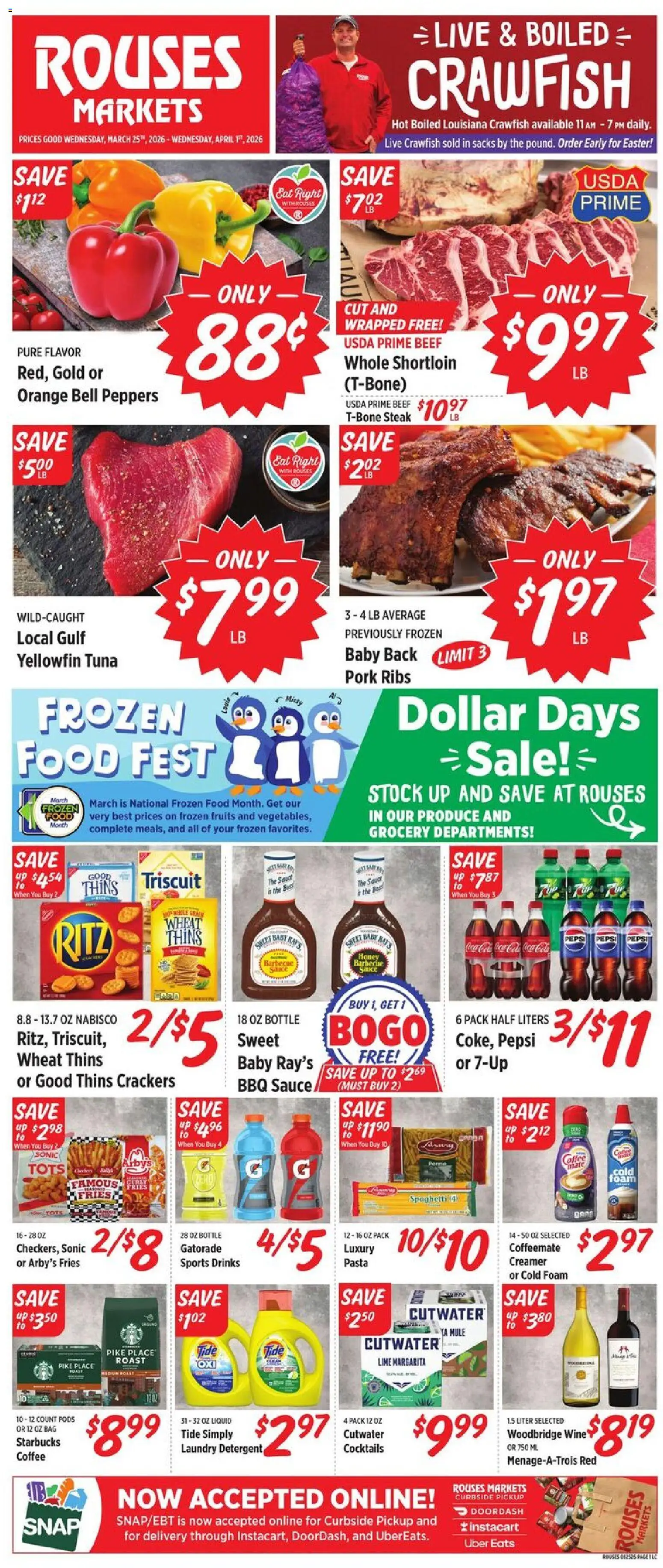 Rouses Weekly Ad (03/25 - 04/01 2026) - Flyer 1
