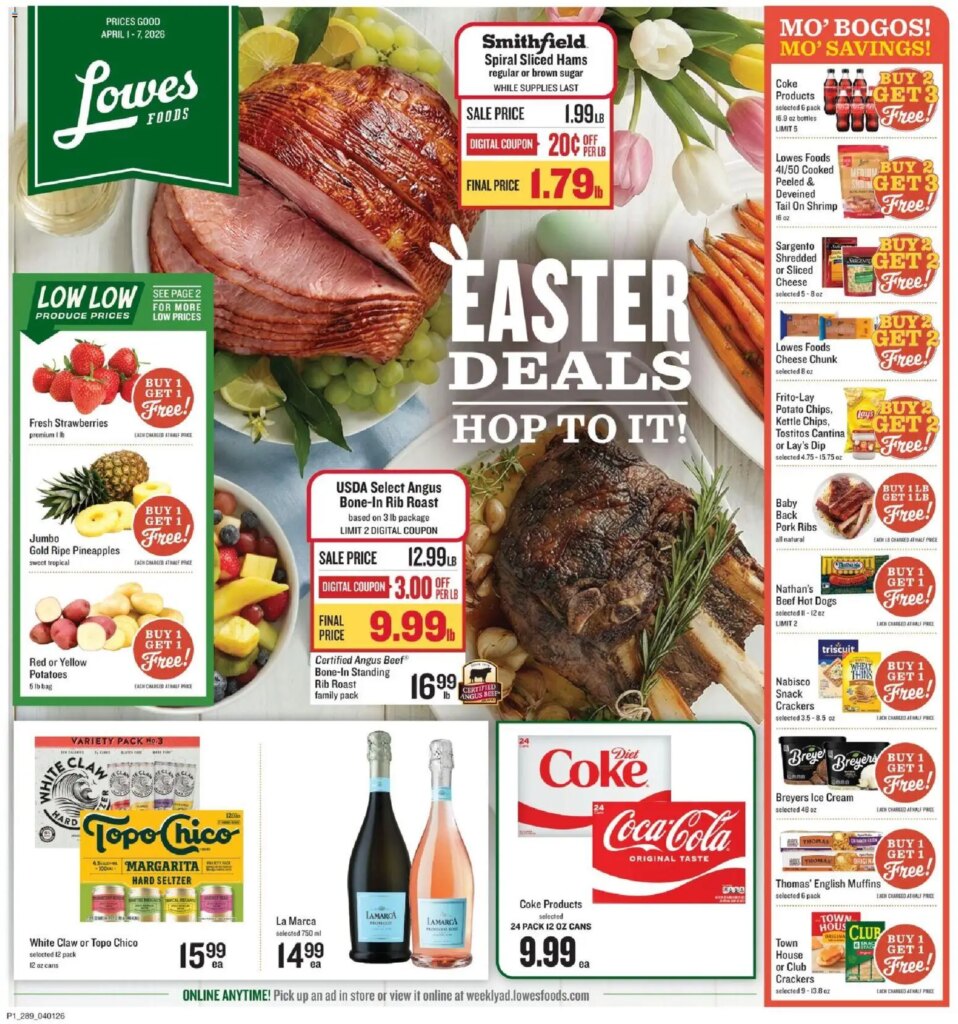 Lowes Foods Weekly Ad – GA (04/01 – 04/07 2026) – Flyer