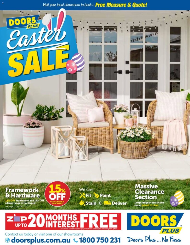 Doors Plus catalogue  – 01/04/2026 > weekly / monthly specials