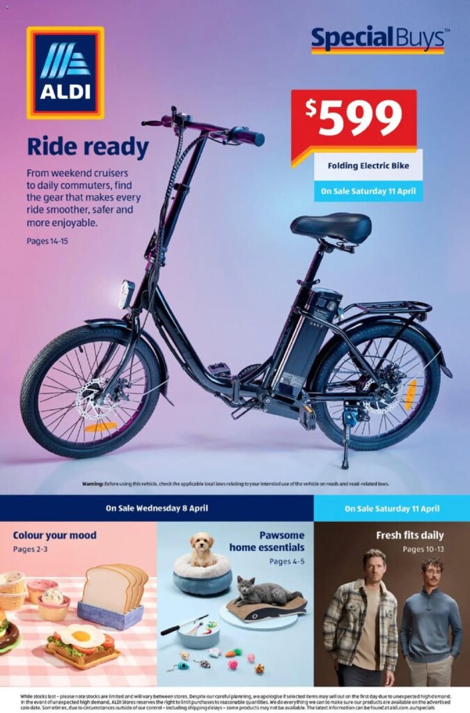 ﻿Aldi catalogue valid from 08/04/2026 > Online Australia