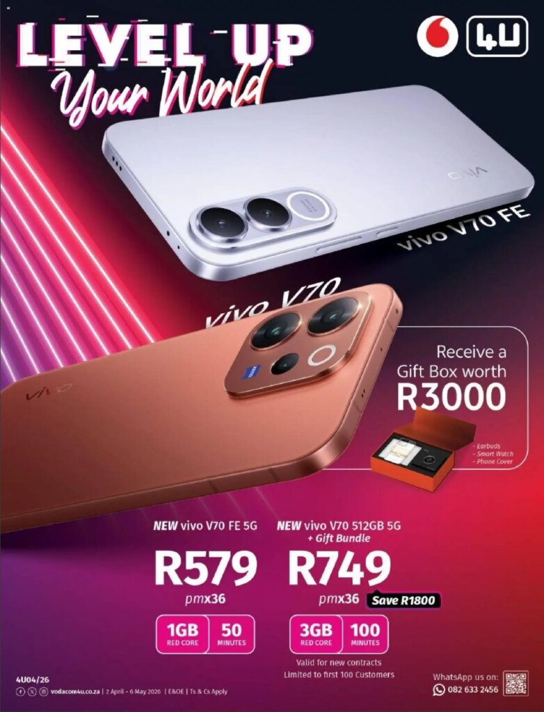 Vodacom Deals (02/04/2026 – 06/05/2026) Online