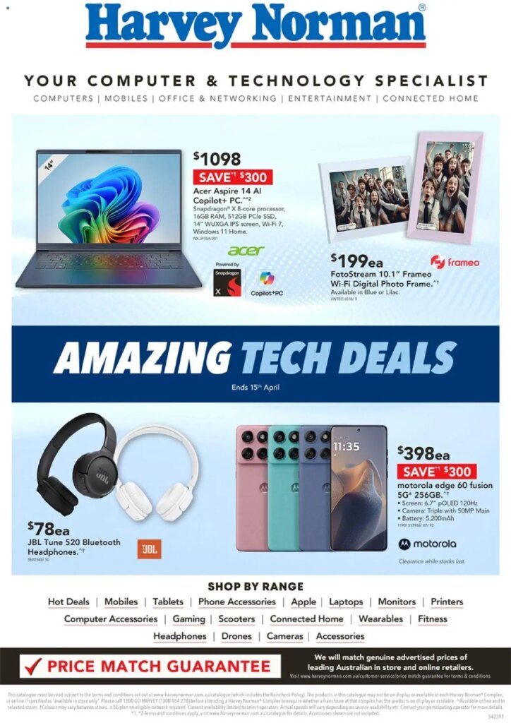 Harvey Norman catalogue - 02/04/2026 > weekly / monthly specials 3 Harvey Norman catalogue – 02/04/2026 > weekly / monthly specials
