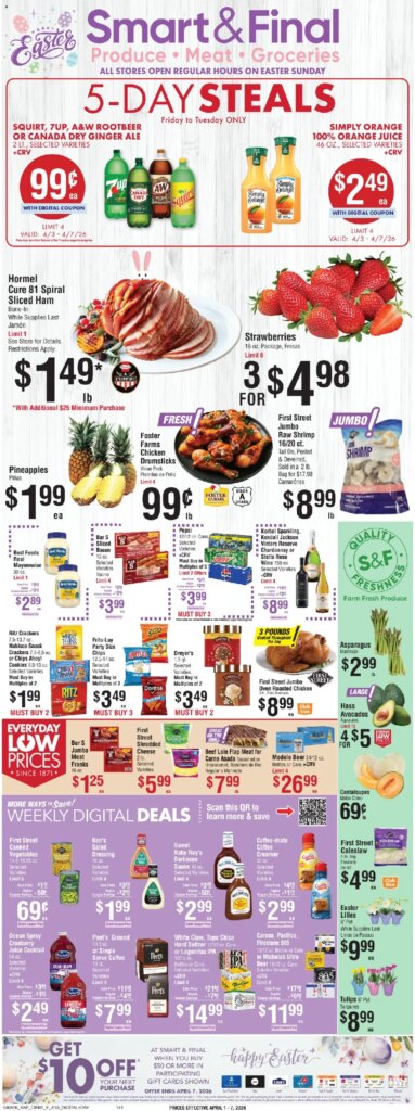 Smart & Final Weekly Ad – 5 Day A10 (04/03 – 04/07 2026) – Flyer