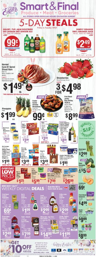 Smart & Final Weekly Ad – 5 Day A1 (04/03 – 04/07 2026) – Flyer