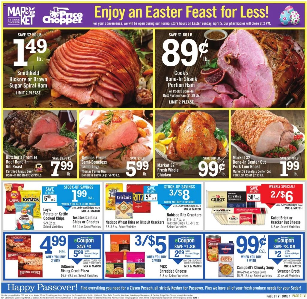Price Chopper Weekly Ad (03/29 – 04/04 2026) – Flyer