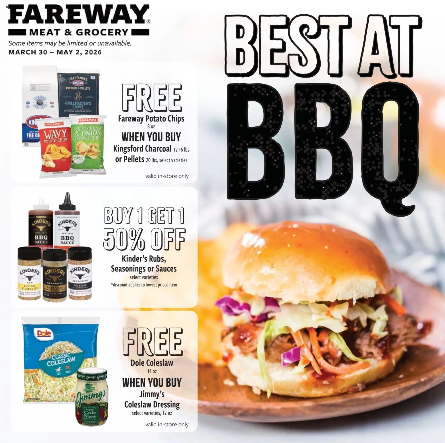 Fareway Monthly Ad (03/30 - 05/02 2026) - Flyer 1