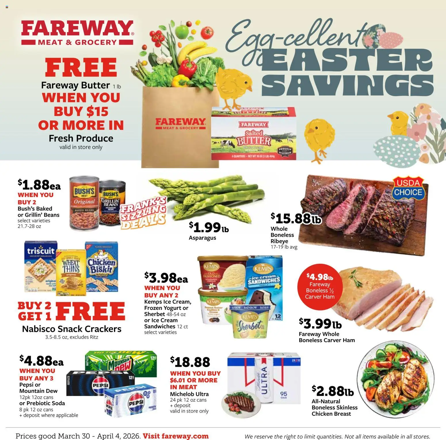 Fareway Weekly Ad (03/30 - 04/04 2026) - Flyer 1