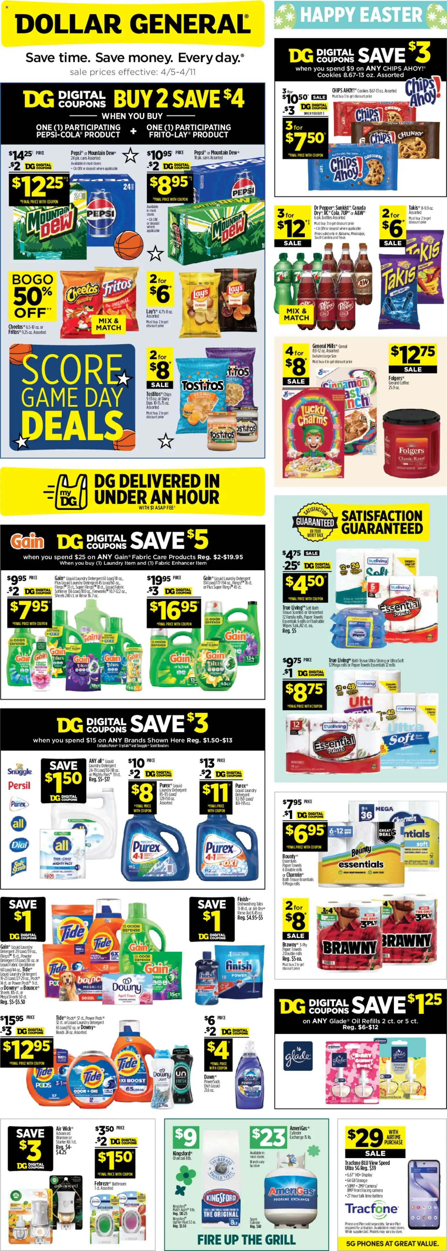 Dollar General Weekly Ad (04/05 - 04/11 2026) - Flyer 1