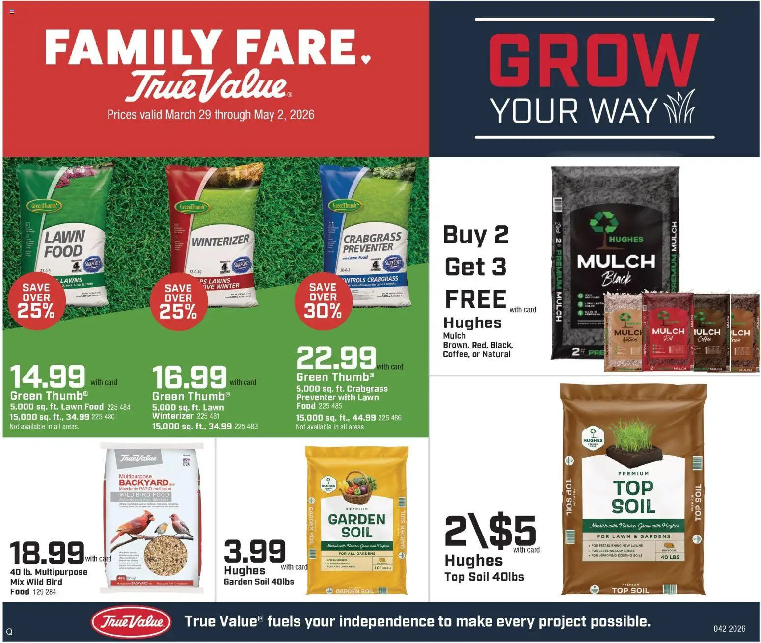 Family Fare True Value Ad (03/29 - 05/02 2026) - Flyer 1