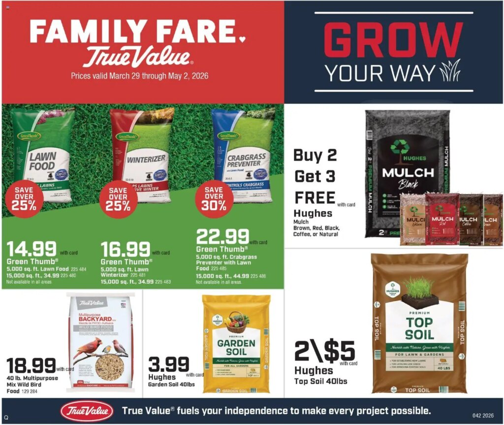 Family Fare True Value Ad (03/29 – 05/02 2026) – Flyer