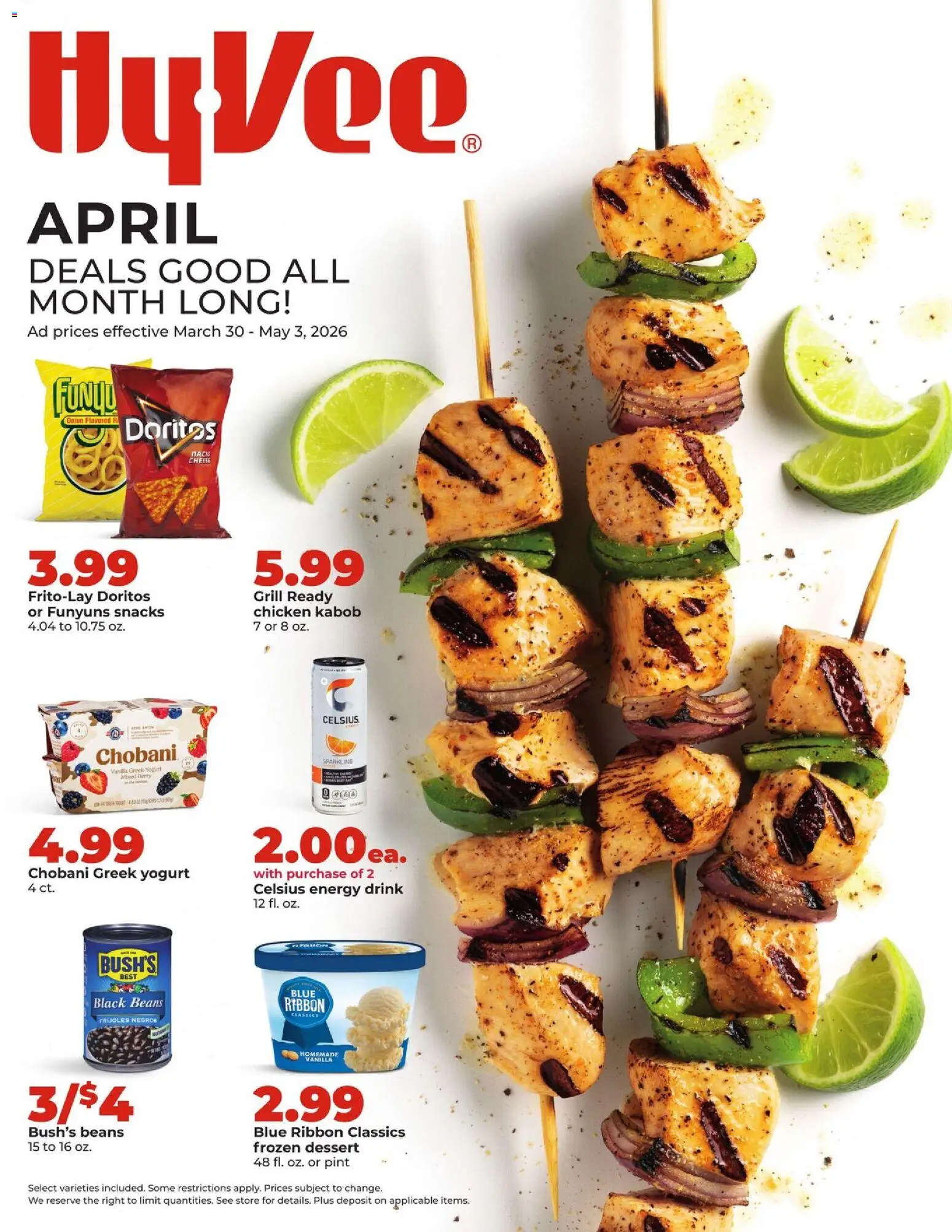 HyVee Monthly (03/30 - 05/03 2026) - Flyer 1