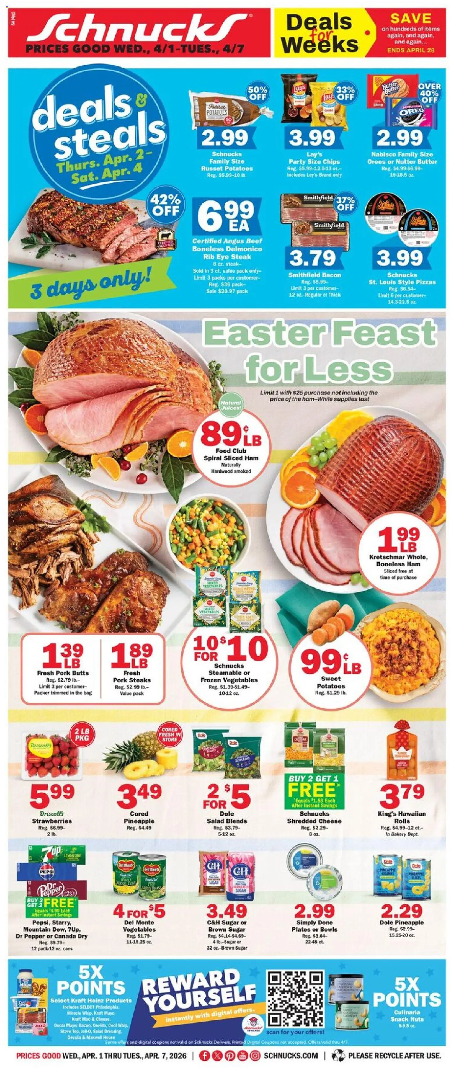 Schnucks Weekly Print Ad - IL (04/01 - 04/07 2026) - Flyer 1
