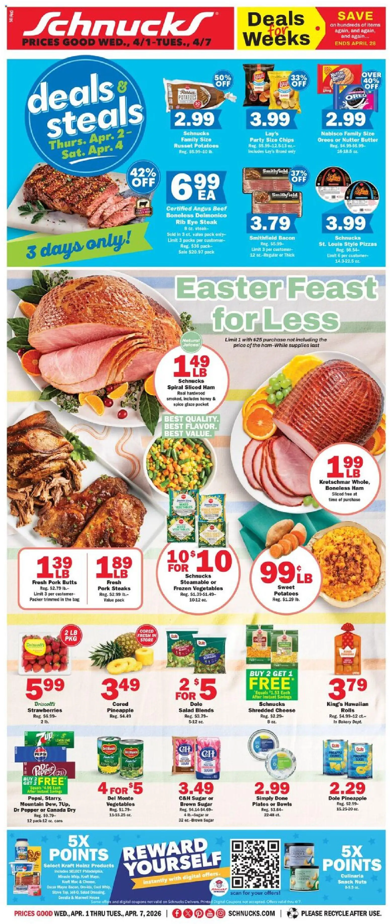 Schnucks Weekly Print Ad - MO (04/01 - 04/07 2026) - Flyer 1