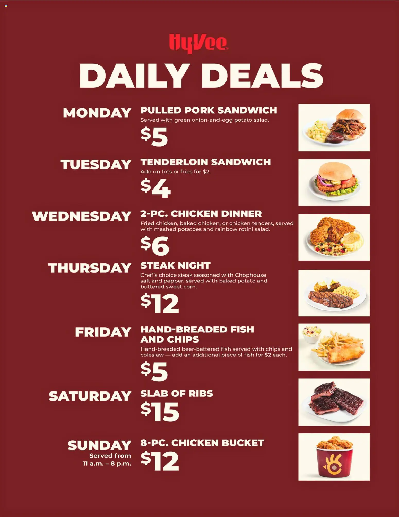HyVee Daily Deals (04/06 - 06/21 2026) - Flyer 1