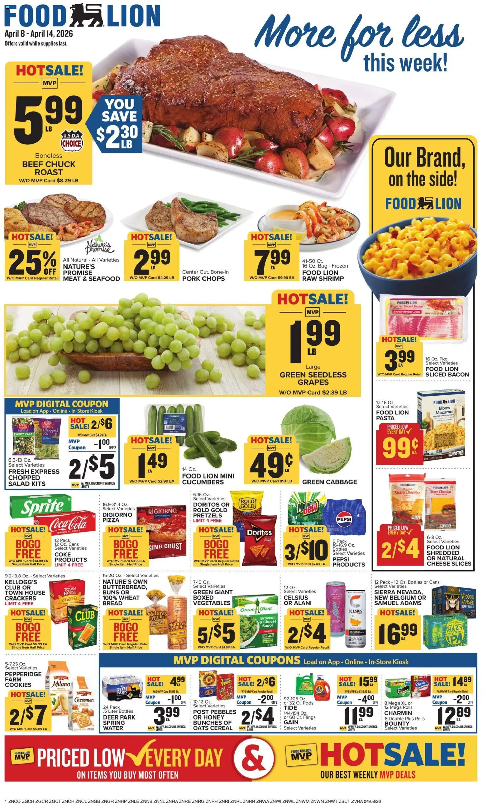 Food Lion Weekly Ad (04/08 - 04/14 2026) - Flyer 1