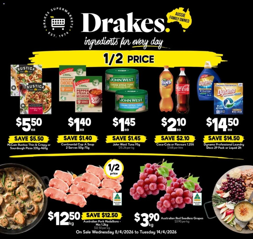 Drakes weekly specials catalogue from 08/04/2026