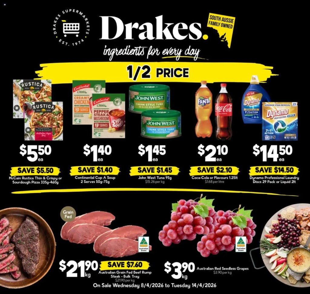 Drakes weekly specials catalogue from 08/04/2026