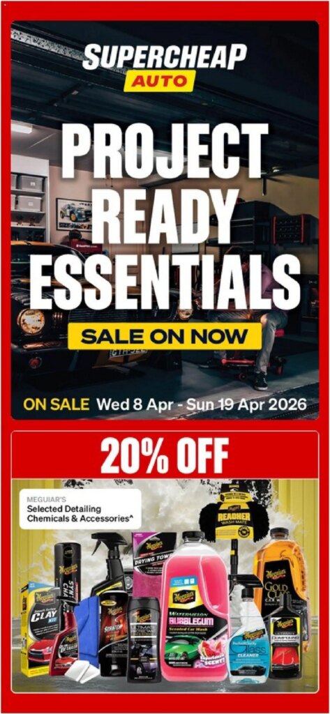 Supercheap Auto catalogue valid from 08/04/2026 > Online Australia