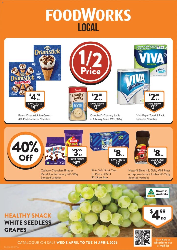 Foodworks catalogue VIC – 08/04/2026 > weekly / monthly specials