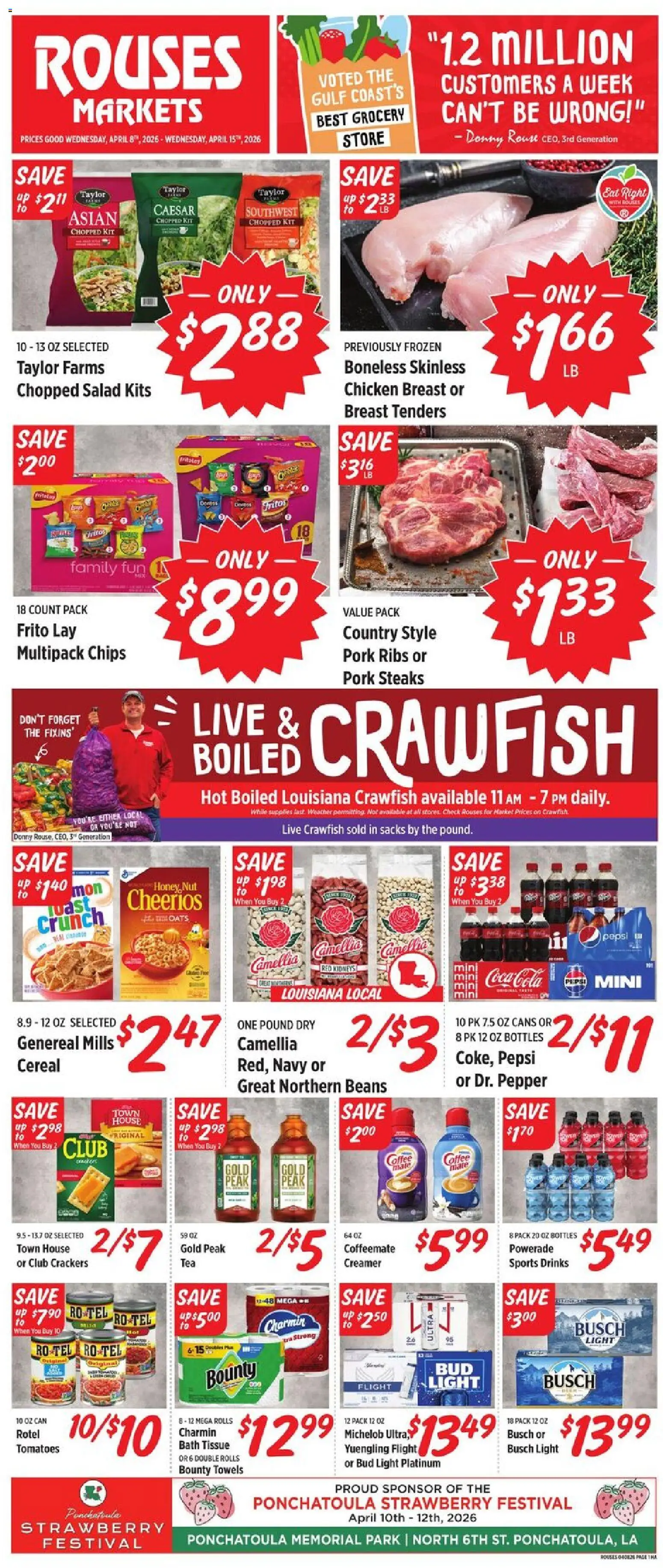 Rouses Weekly Ad - MS (04/08 - 04/15 2026) - Flyer 1