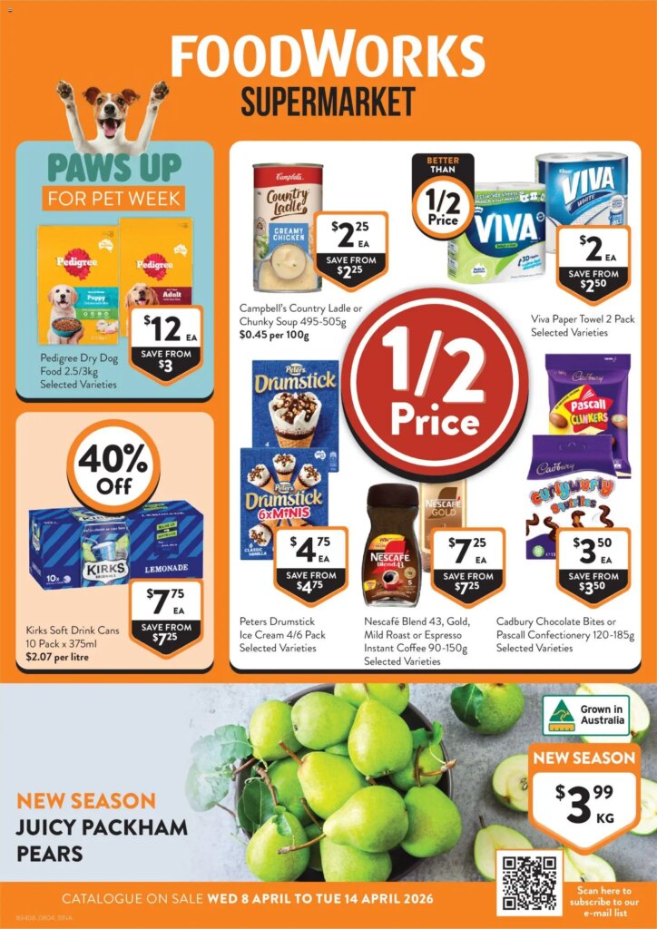 Foodworks catalogue NSW – 08/04/2026 > weekly / monthly specials