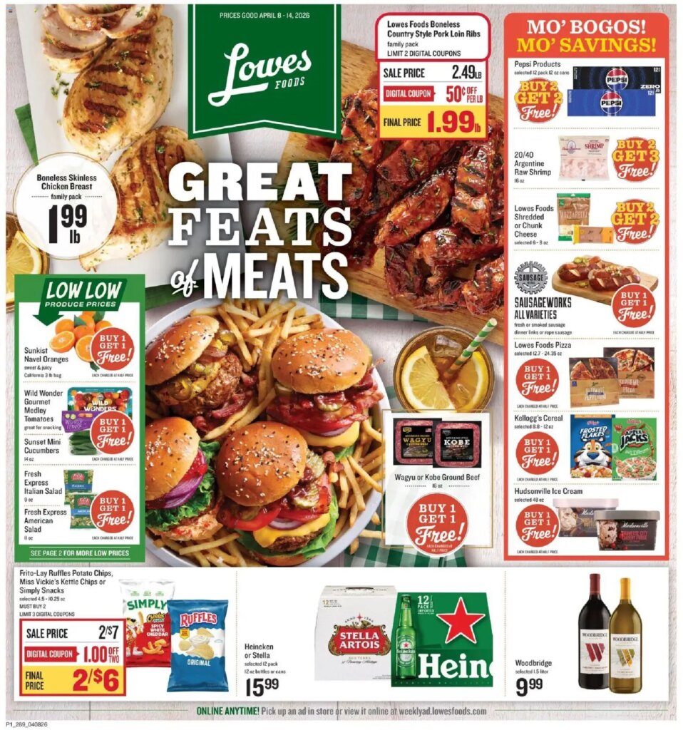 Lowes Foods Weekly Ad – GA (04/08 – 04/14 2026) – Flyer