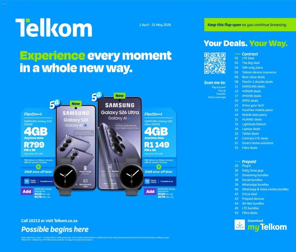 Telkom Deals (01/04/2026 – 31/05/2026) Online