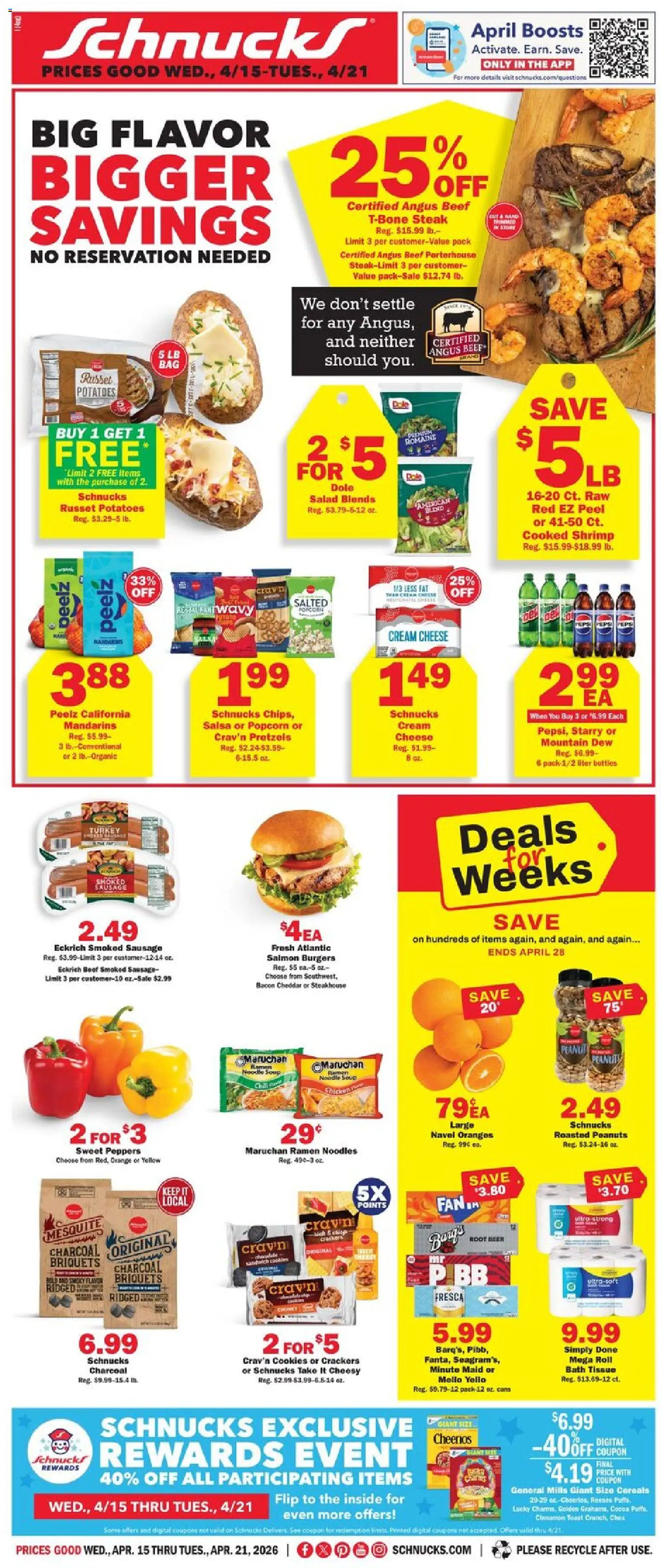 Schnucks Weekly Print Ad - IL (04/15 - 04/21 2026) - Flyer 1