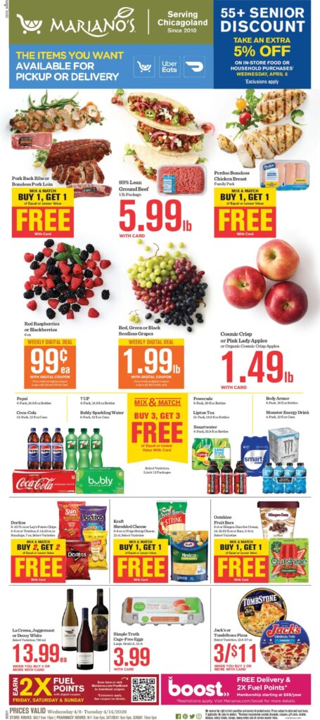 Mariano's Weekly Ad (04/08 - 04/14 2026) - Flyer 1 Mariano’s Weekly Ad (04/08 – 04/14 2026) – Flyer
