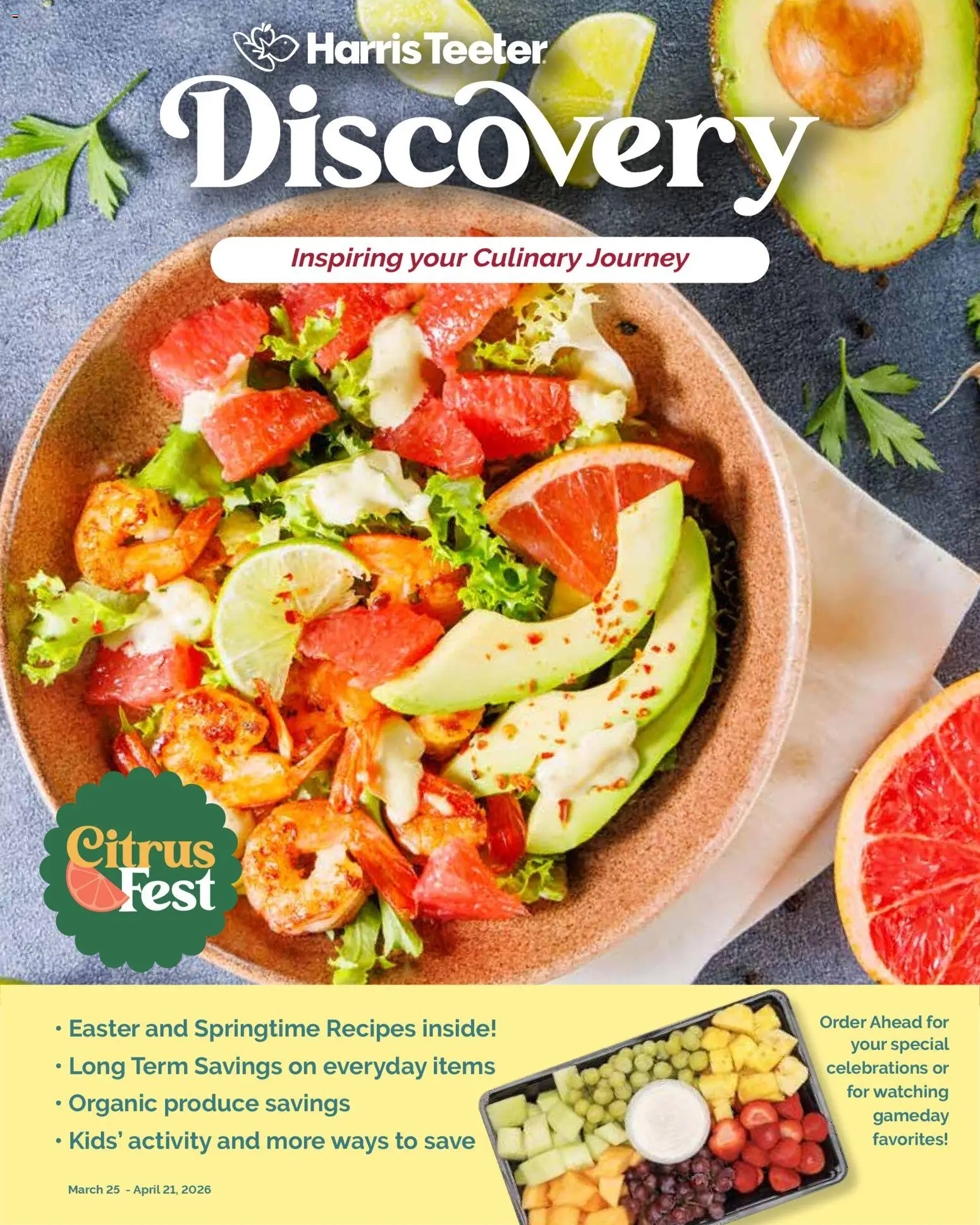 Harris Teeter Monthly Ad (03/25 - 04/21 2026) - Flyer 1