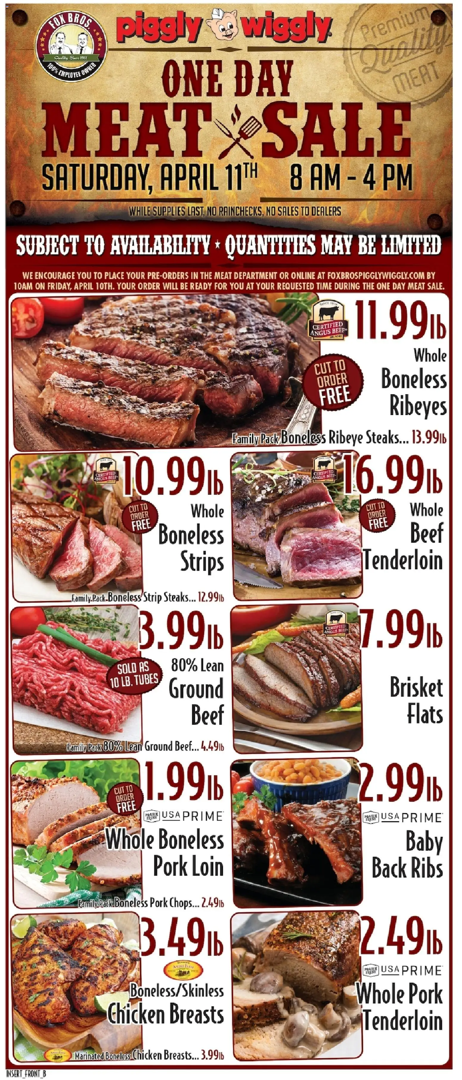 Piggly Wiggly Weekly Ad (04/08 - 04/14 2026) - Flyer 1