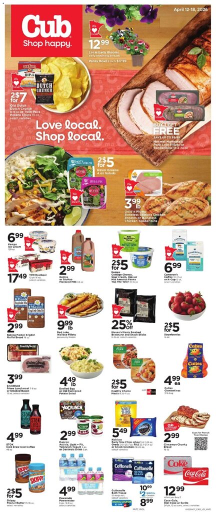 Cub Foods Weekly Savings – MN (04/12 – 04/18 2026) – Flyer