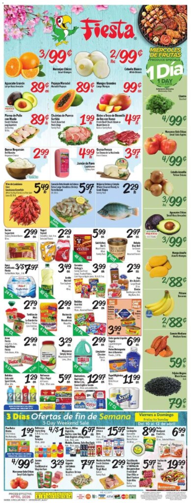 Fiesta Mart Weekly Ad (04/08 – 04/14 2026) – Flyer