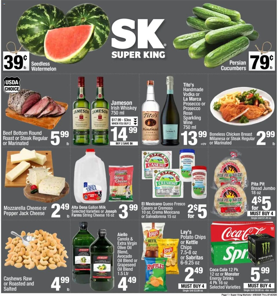 Super King Weekly Ad (04/08 – 04/14 2026) – Flyer