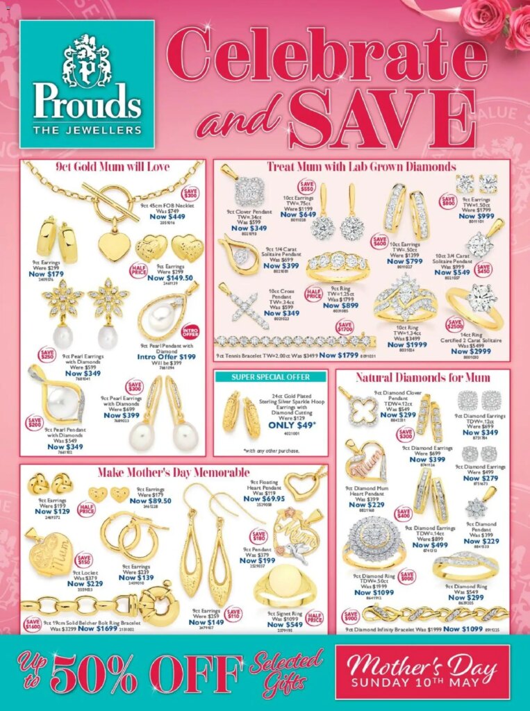 Prouds The Jewellers catalogue – 13/04/2026 > weekly / monthly specials