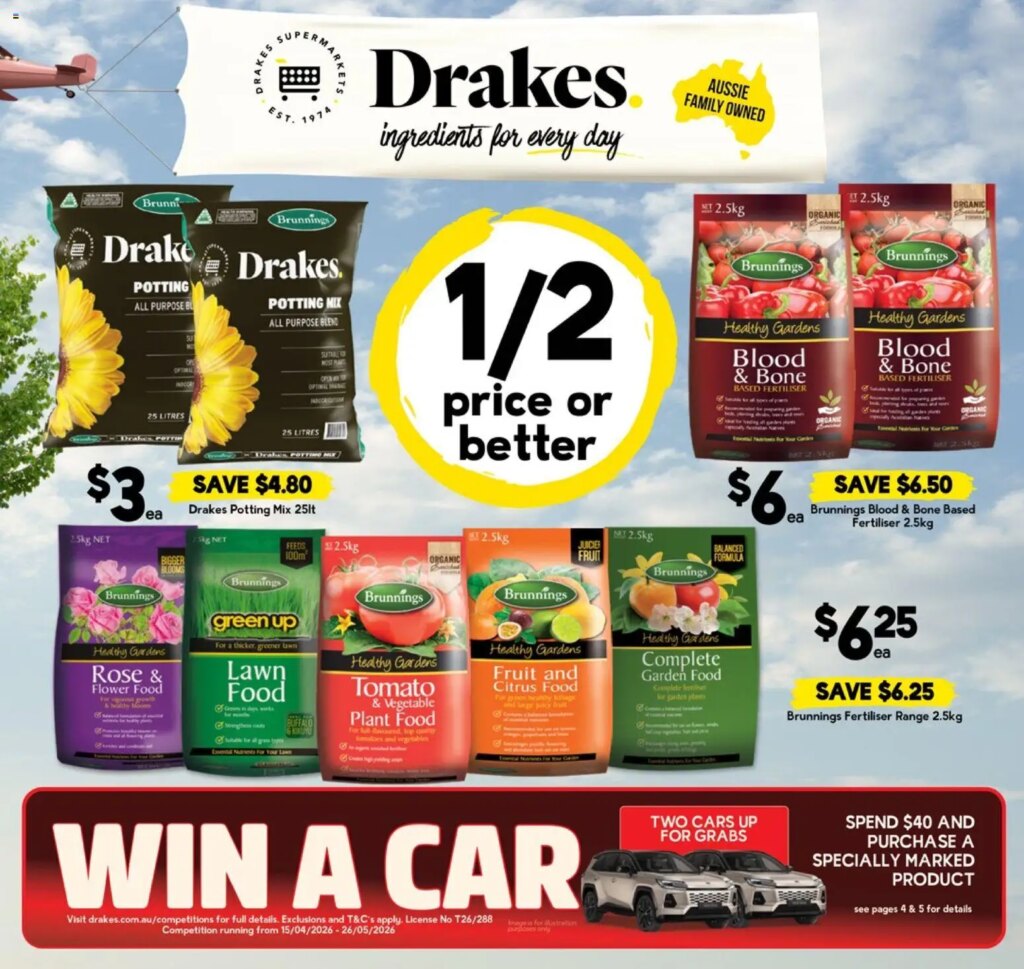 Drakes weekly specials catalogue from 15/04/2026