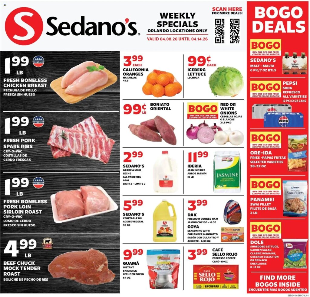 Sedano’s Weekly Ad (04/08 – 04/14 2026) – Flyer