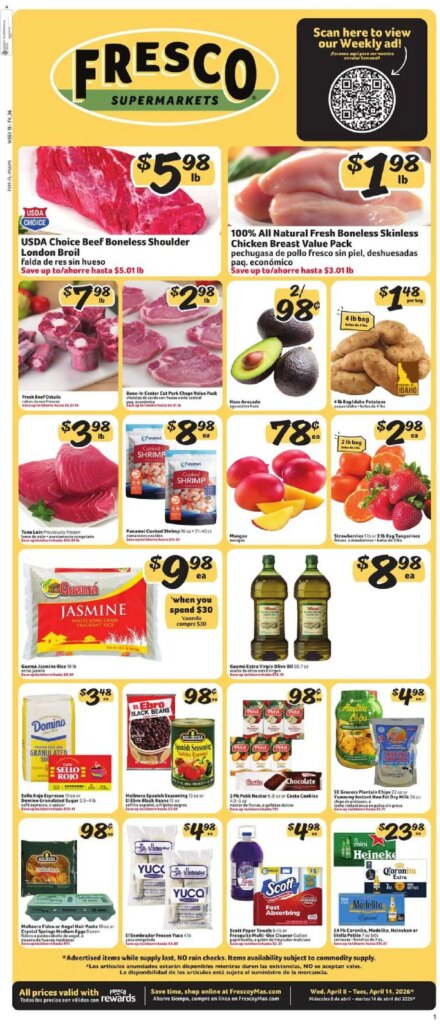 Fresco y Más Weekly Ad (04/08 - 04/14 2026) - Flyer 1 Fresco y Más Weekly Ad (04/08 – 04/14 2026) – Flyer