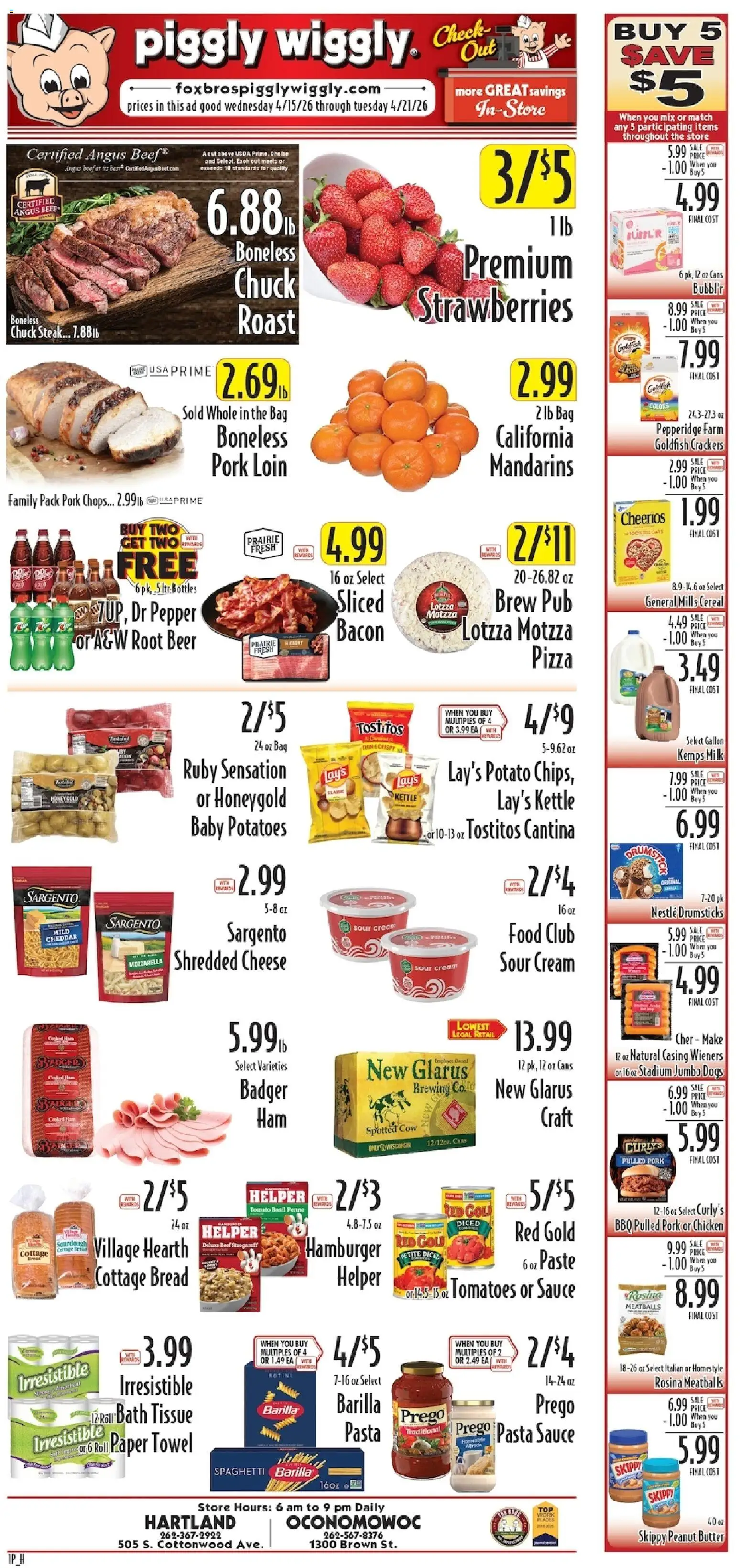 Piggly Wiggly Weekly Ad (04/15 - 04/21 2026) - Flyer 1
