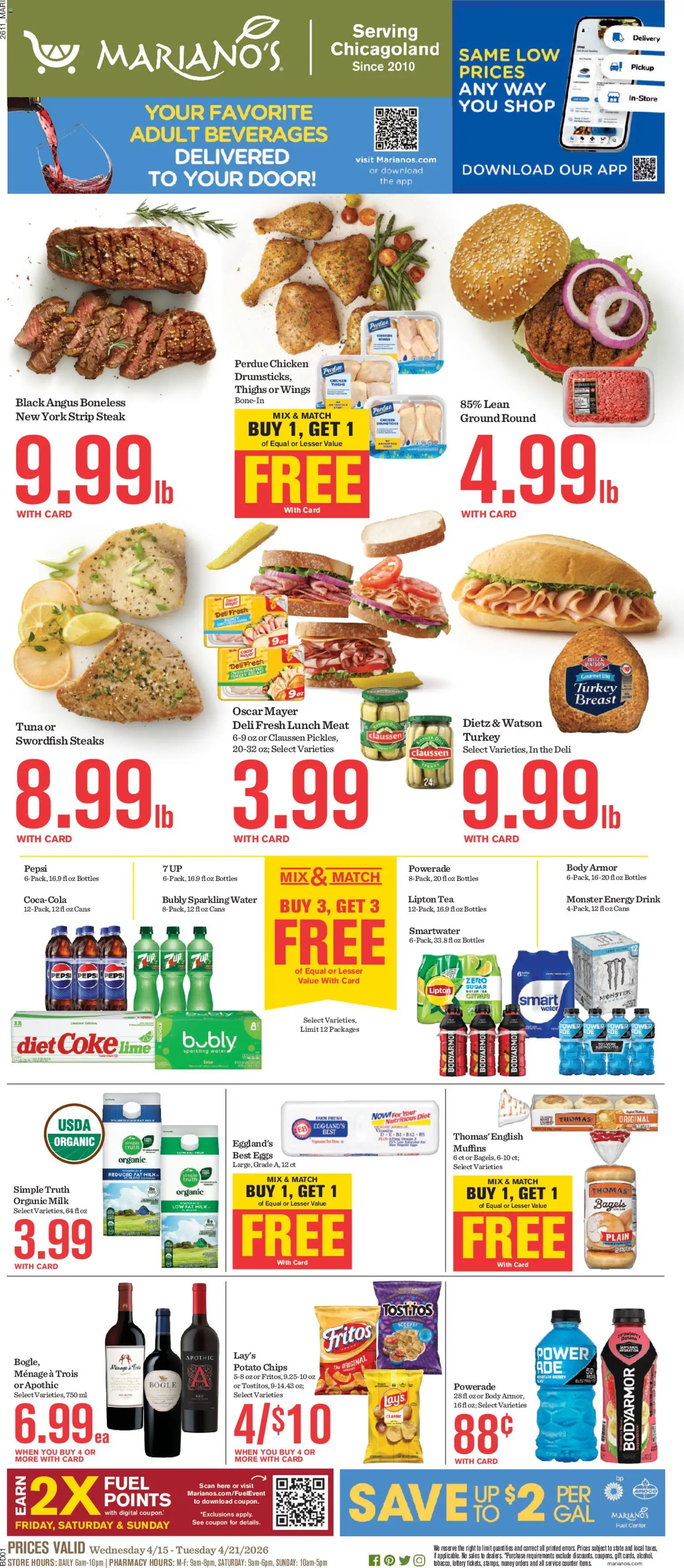 Mariano's Weekly Ad (04/15 - 04/21 2026) - Flyer 1