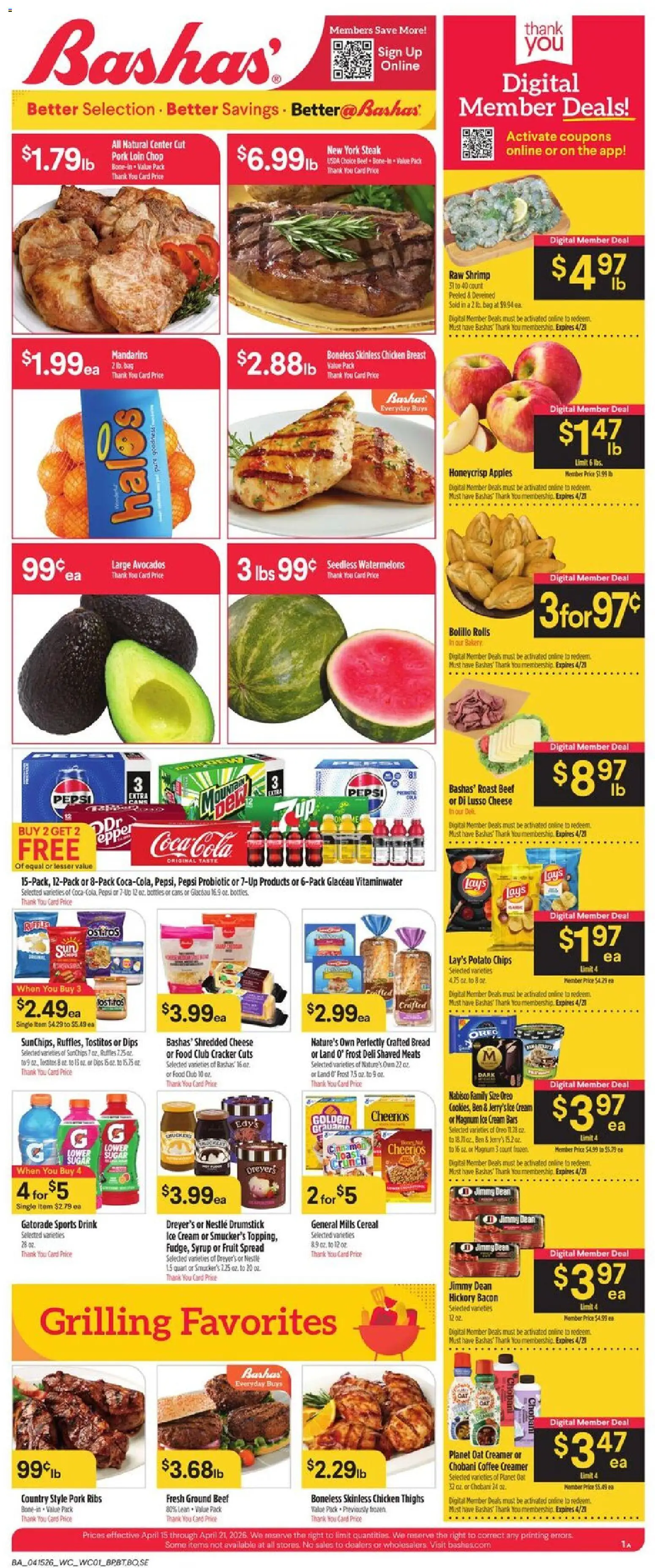 Basha's Weekly Ad (04/15 - 04/21 2026) - Flyer 1
