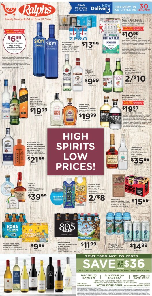 Ralphs Adult Beverage (04/15 – 04/21 2026) – Flyer