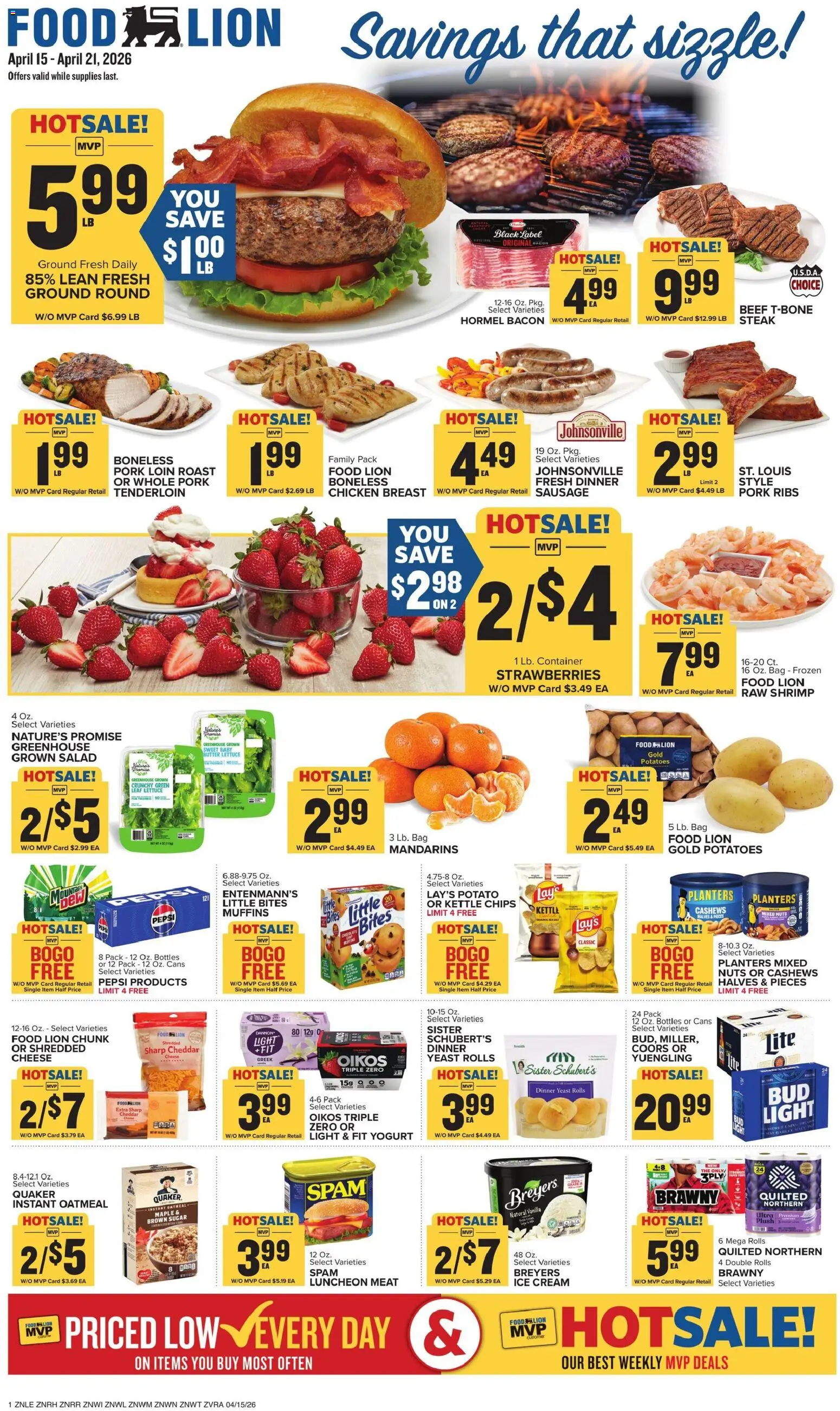 Food Lion Weekly Ad (04/15 - 04/21 2026) - Flyer 1