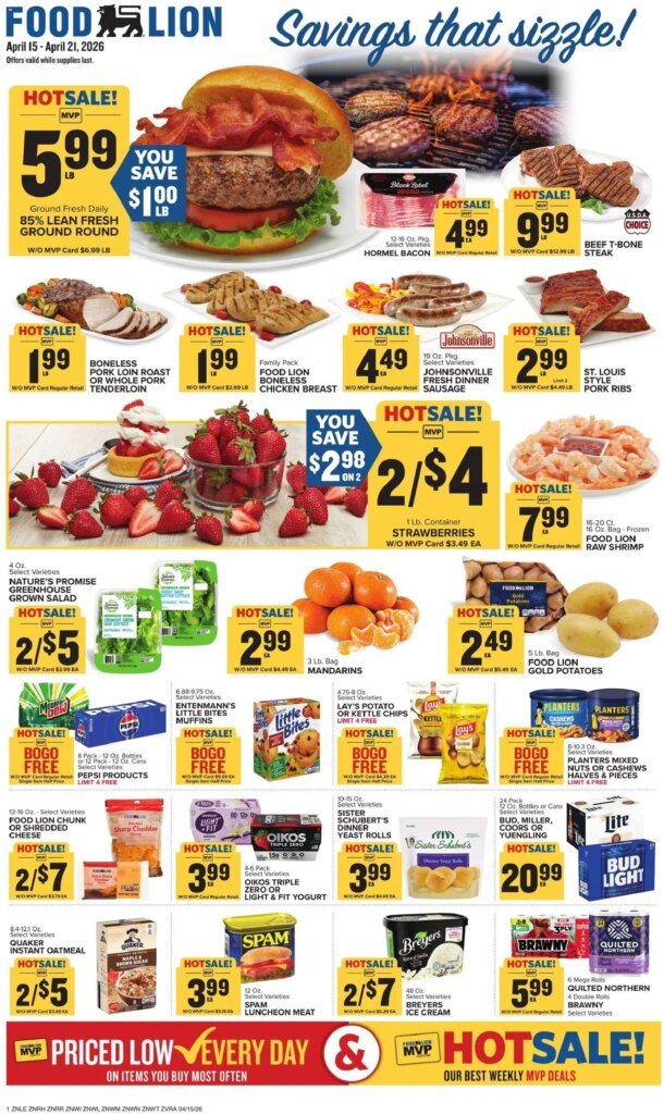 Food Lion Weekly Ad (04/15 – 04/21 2026) – Flyer