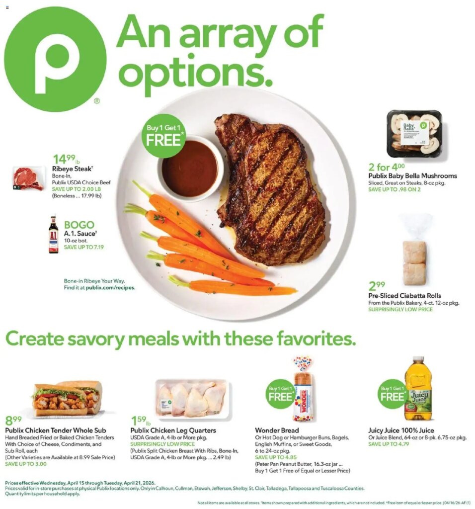 Publix Weekly Ad (04/15 – 04/21 2026) – Flyer