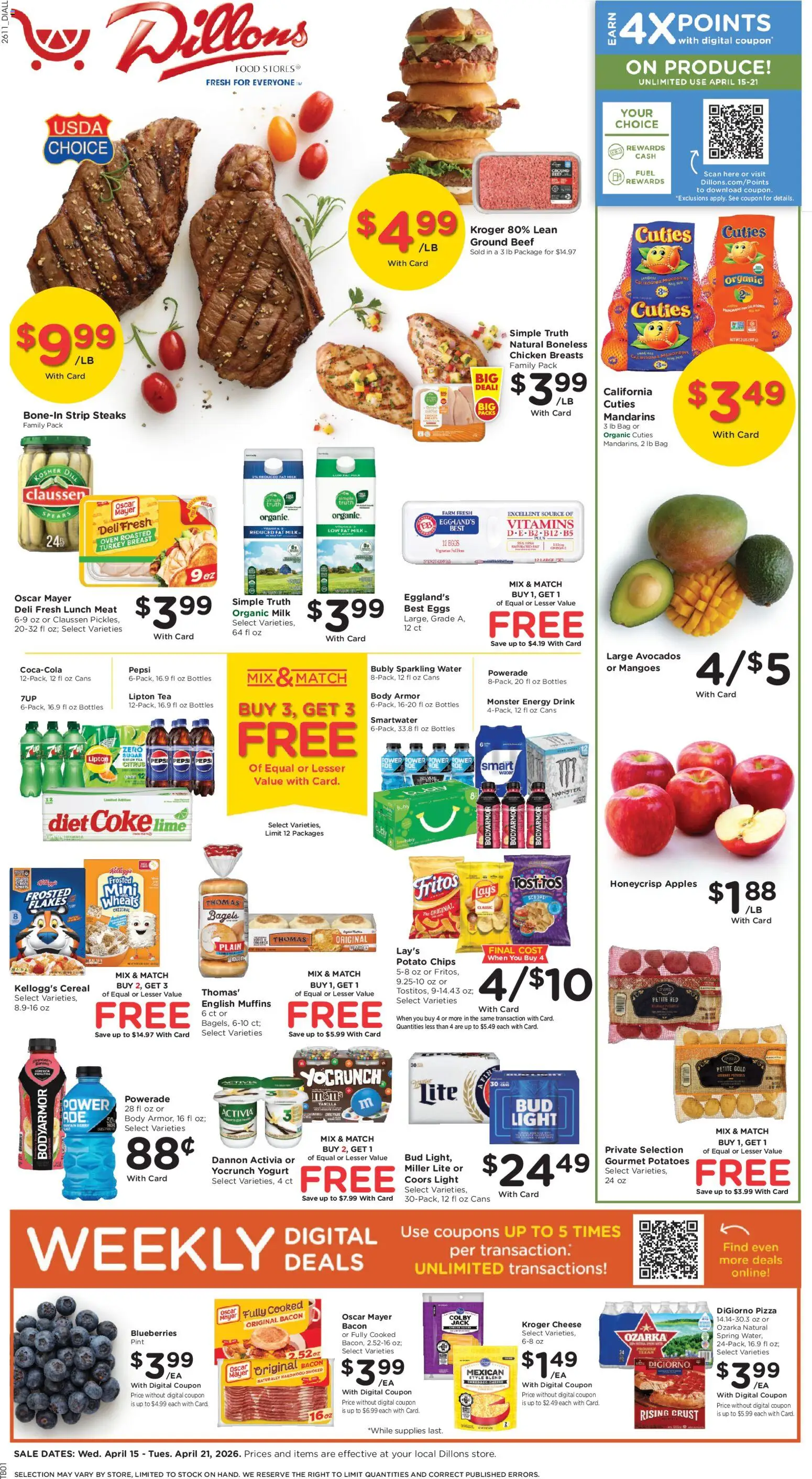 Dillons Weekly Ad (04/15 - 04/21 2026) - Flyer 1
